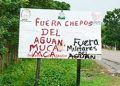 Protest gegen die Militarisierung in Bajo Aguán / telesur