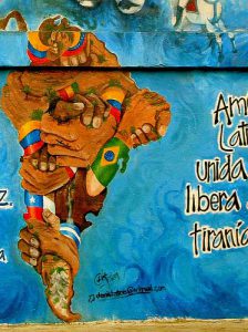 Wandbild in Venezuela: Vereintes Lateinamerika, Flickr, Brooke Anderson