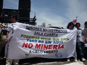Widerstand gegen Bergbau in Costa Rica / jaguardeplatanar, flickr