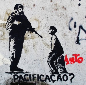 Street Art zu UPP in Rio de Janeiro / Foto: candypilargodoy, CC-BY-2.0 UPP-