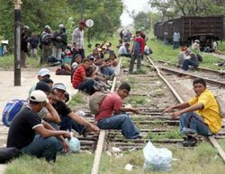 Migrantes en Mexico. Foto: Desinformemonos.org
