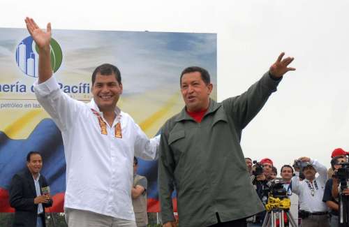 Raffael Correa und Hugo Chávez sind wiedergewählt worden / Presidencia de la Republica del Ecuador, CC BY-NC-SA 2.0, flickr