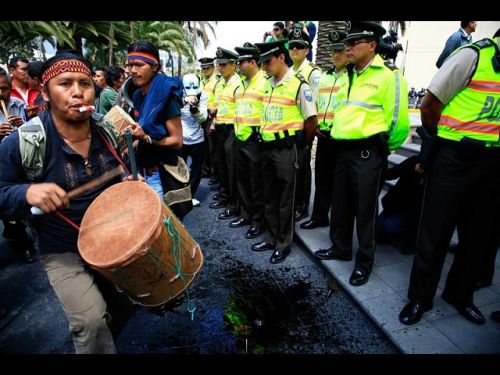 Indigene Proteste in Ecuador - von falschen oder echten UmweltschuetzerInnen? / Foto: Archiv, Bildquelle: agencia púlsar