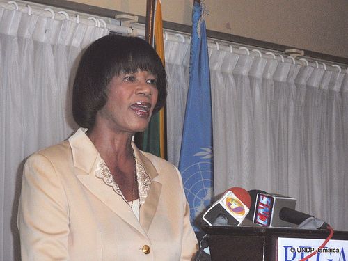 Jamaikas Präsidentin Portia Miller Simpson / UNDP Jamaika, CC BY-NC-ND 2.0, flickr