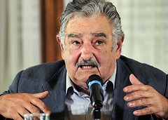 Uruguays Präsident Jose Mujica findet die Pressefreiheit 