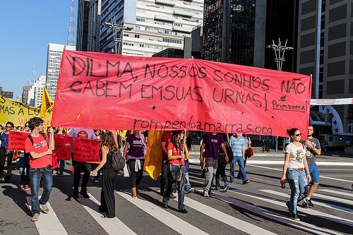Demo in São Paulo am Nationalen Aktionstag (11.Juli 2013) /Rafael Stedile, brasildefato 1, CC BY-NC-SA 2.0, flickr