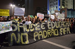 brasilien proteste. Foto: Archiv