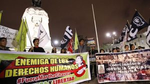 Peru Proteste-Martha-Chavez-agencia-pulsar
