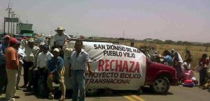 mexiko - windpark protest. Foto: educaoaxaca.org/prensaindigena.org.mx