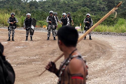 Proteste gegen den Belo Monte-Staudamm im Mai 2013 / international rivers, CC BY-NC-SA 2.0, flickr