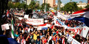 Generalstreik in Paraguay. Foto: Adital/Telesur