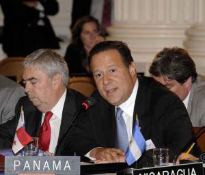 Jetzt darf Varela Panama auch als Präsident vertreten - hier war er 2011 als Außenminister und Vizepräsident (unter Martinelli) auf der 41. Sitzung der OAS / Foto: OEA-OAS, CC BY-NC-ND 2.0, flickr