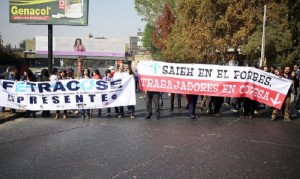 Proteste gegen Entlassungen bein Copesa / Foto: Medio a Medio