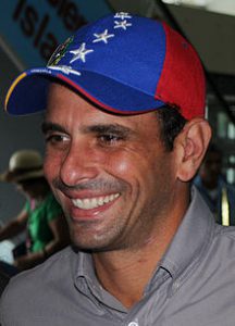 Der venezolanische konservative Strahlemann Henri Capriles hatte die Wahlen 2013 nur knapp verloren. Foto: en.wikipedia