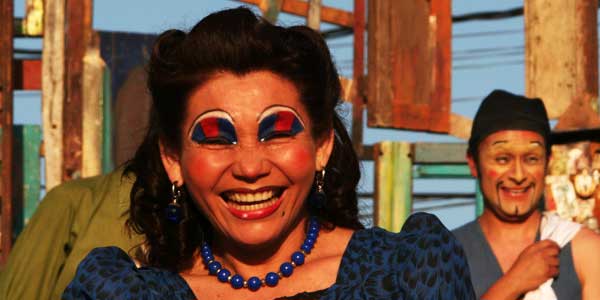 Die Schauspielerin Rosa Ramírez Ríos spricht über die Verbindung zwischen Theater und Politik. Foto: Adital/jhcnewmedia.org
