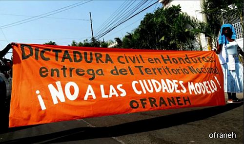 Protest gegen Modellstaedte (Archivbild) / Foto: ofraneh, bildquelle: nicaraguaymasespanol.blogspot.de