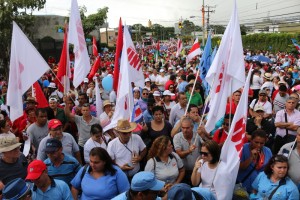 costa rica Marcha sindical BUSSco. Foto: Agencia Pulsar
