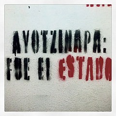 mexiko ayotzinapa stencil. Foto: Flickr/Wendy Pardo (CC BY-NC-SA 2.0)