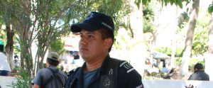 Polizist mit G 36 in Tixtla, Bundesstaat Guerrero. Foto: Wolf-Dieter Vogel
