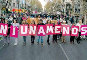 Ni una menos! Proteste gegen Frauenmorde in Peru 2016 / Bildquelle: www.resumenlatinoamericano.org