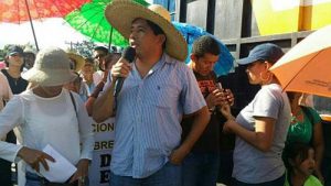 Martín Fernández, Generalkoordinator der Menschenrechtsorganisation "Breite Bewegung für Würde und Gerechtigkeit" (MADJ) aus Honduras / Foto: privat