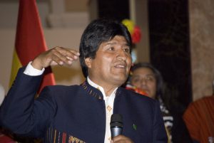 Evo Morales
Foto: Sebastian Baryli
(CC BY 2.0)