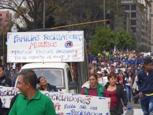 Demo der Recycler*innen
Foto: Colombia Informa