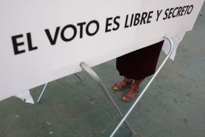 Wahlen in Oaxaca: "Die Wahl ist frei und geheim".
Foto: Desinformémonos