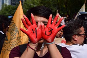 Demonstration Ayotzinapa