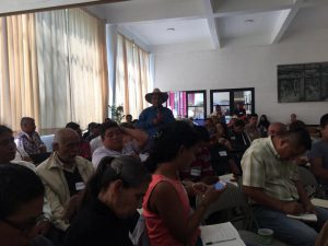 Treffen indigener Gemeinden in Mexiko-Stadt, Mai 2019
Foto: Ceccam