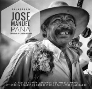 Kondolenzschreiben für Familie und Wegbegleiter*innen des Ermordeten Jose Manuel Pana