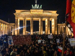 chile despertó - protesta en Berlin