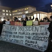 chile despertó - protesta en Berlin 21.10.2019