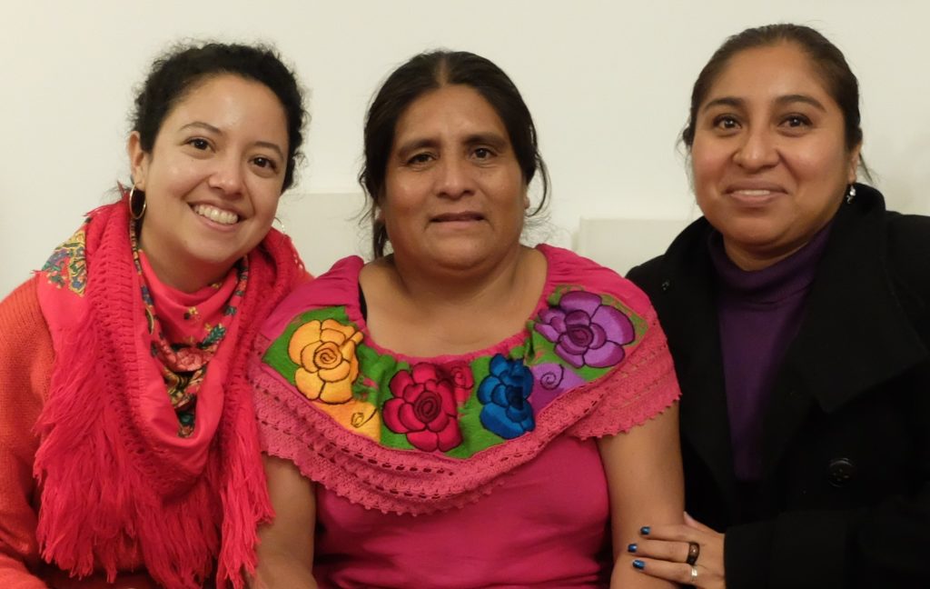 Yolanda Pérez Cruz und Fátima Ojeda (Consorcio) fordern die Freilassung des Umweltschützers Pablo Lopez Alavez