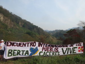 Internationales Treffen "Berta Vive" 2016. Quelle: CADEHO