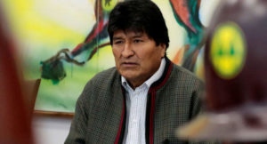 Evo Morales bei seinem Rücktritt am 10. November 2019. Foto: Desinformémonos