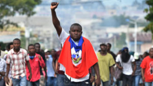 Demonstration am 4. Oktober 2019 in Port-au-Prince / Foto: Valérie Baeriswyl/ANRed