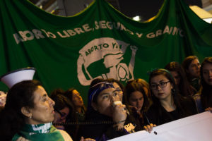 Demonstration für die Legalisierung von Abtreibungen im Jahr 2018 in Santiago de Chile / Foto: 
Fran[zi]s[ko]Vicencio
via Flickr (CC BY-NC 2.0)