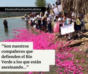 Fünf Morde in einem Monat: Aktivist*innen in Paso de la Reina fordern Sicherheitsmaßnahmen. Foto: Educa Oaxaca