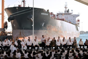 Bereits unter Amlos Vorgänger Enrique Peña Nieto wurde die Hafenstadt Salina Cruz zur Sonderwirtschaftszone erklärt. Nun übernimmt das Militär die Kontrolle über die Häfen. Foto: Presidenciamx/Flickr  (CC BY 2.0)