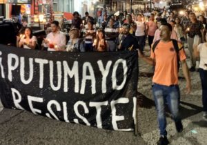 "Putumayo bleibt widerständig!" / Foto: contagio radio