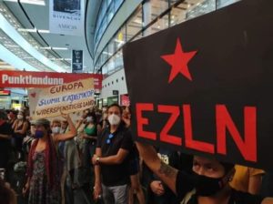 Begrüßung der Zapatistas in Wien. Foto: Doris Steinbichler/Desinformémonos