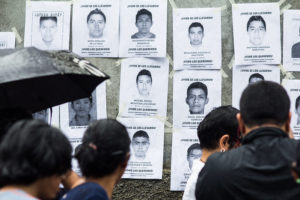 International gegen das Verschwindenlassen: Protestaktion vor der mexikanischen Botschaft in Nicaragua im Fall des Verschwindenlassens der 43 Studierenden aus Ayotzinapa / Foto: 
Jorge Mejía peralta
via Flickr (CC BY 2.0)