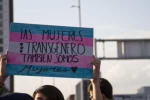 "Wir trans Frauen sind auch Frauen!" / Foto: colombia informa