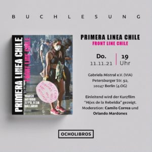 presentacion libro "Primera Linea Chile" Marco Sepulveda