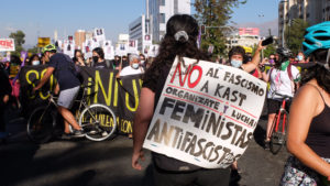 Feministinnen gegen Gewalt an Frauen mobilisieren gegen Kast / Foto: Ute Löhning