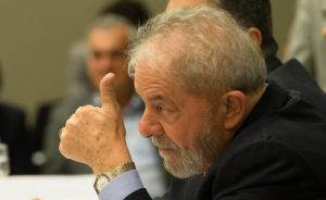 Der Expräsident biem Strategie-Seminar, April 2017
Foto: Lula Marques/Agência PT
CC BY 2.0