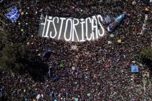 "Historische" feministische Bewegung - Mobilisierungen zum 8. März 2020 in Santiago de Chile / Foto: Medio a Medio