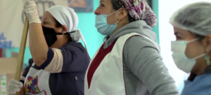 Frauen in der Pandemie: Gemeinschaftsküche in Santiago de Chile. Foto: Allendes Internationale