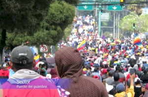 Proteste am neunten Tag des landesweiten Streiks in Quito / Foto: El Blog de Jota via wikimedia commons (CC BY 3.0)